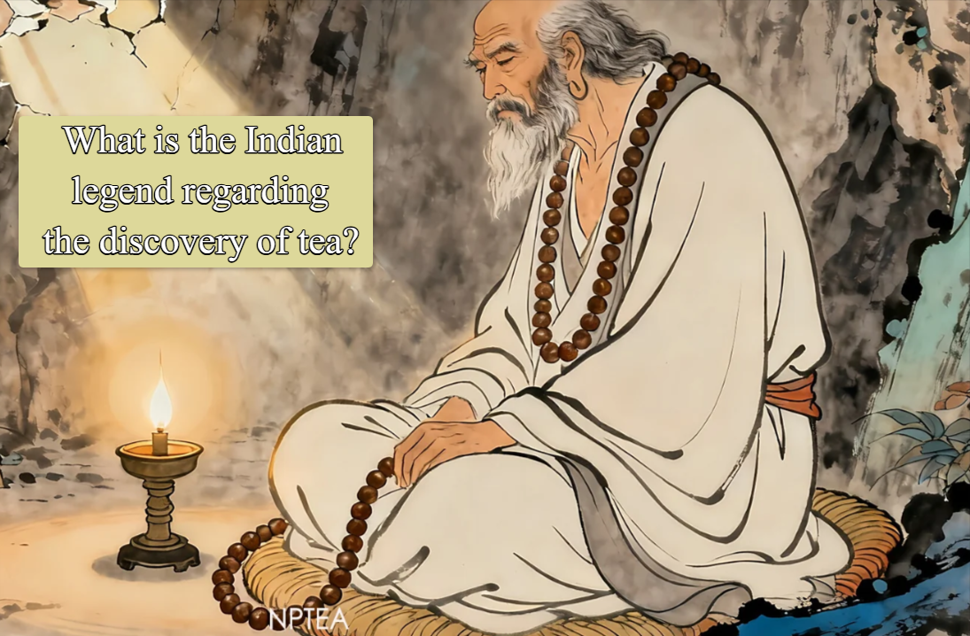 what is the Indian legend regarding the discovery of tea?